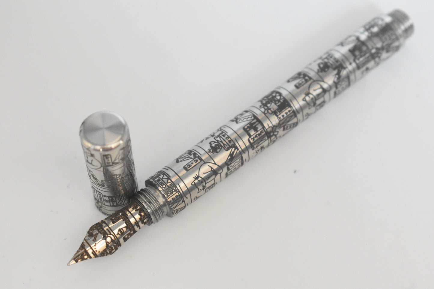 Anti Pocket Pocket Pen - Cat Library