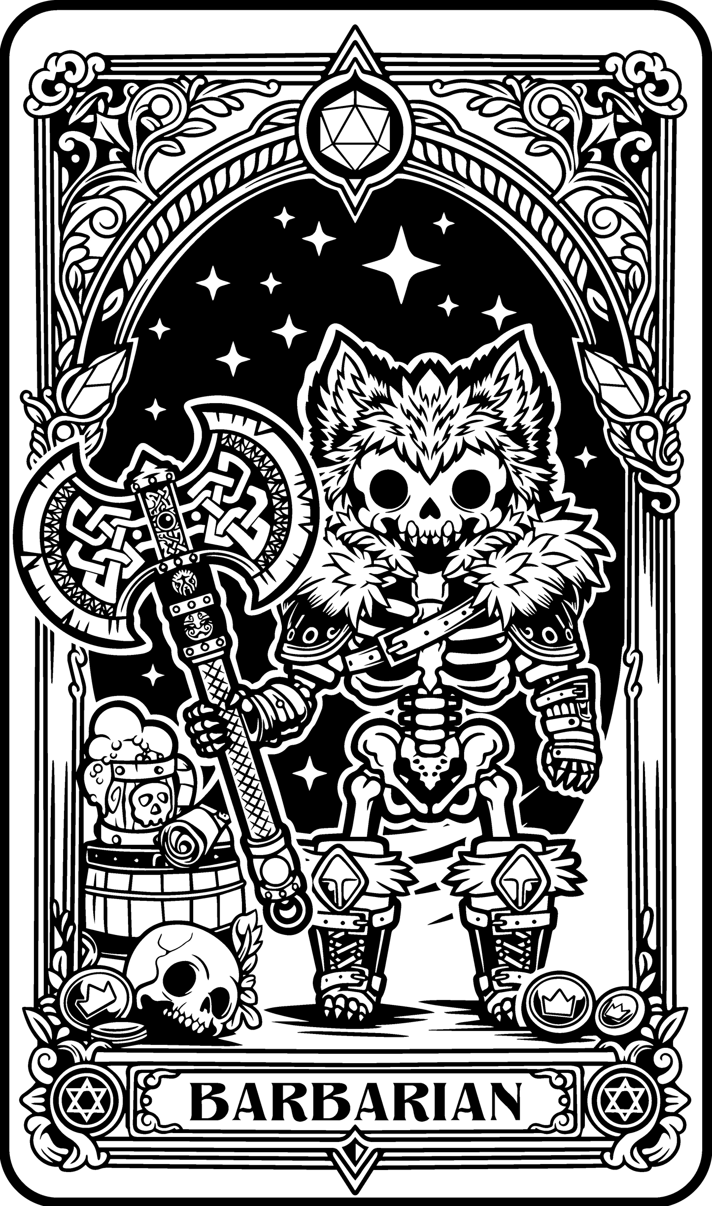 Pocket Fox - Rainbow - Tarot Variants