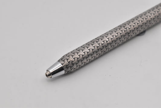 Silver Wolf Clutch Pencil - Samurai Armour - Deep Engraved