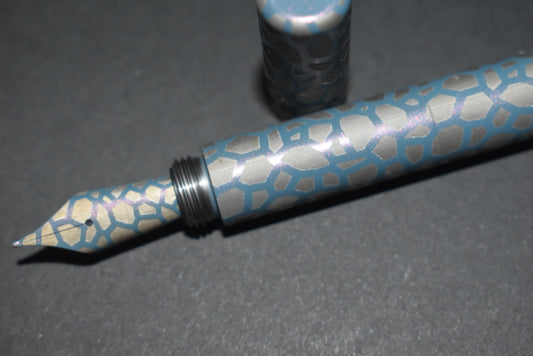 Pocket Fox - Titanium - Elven Lattice - Dark Fairy Rose Specialist Ceramic Finish (flat texture)
